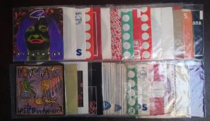 57x Vinyl Records. Love Hate / Gillan / Halo James / Chaka Khan Etc