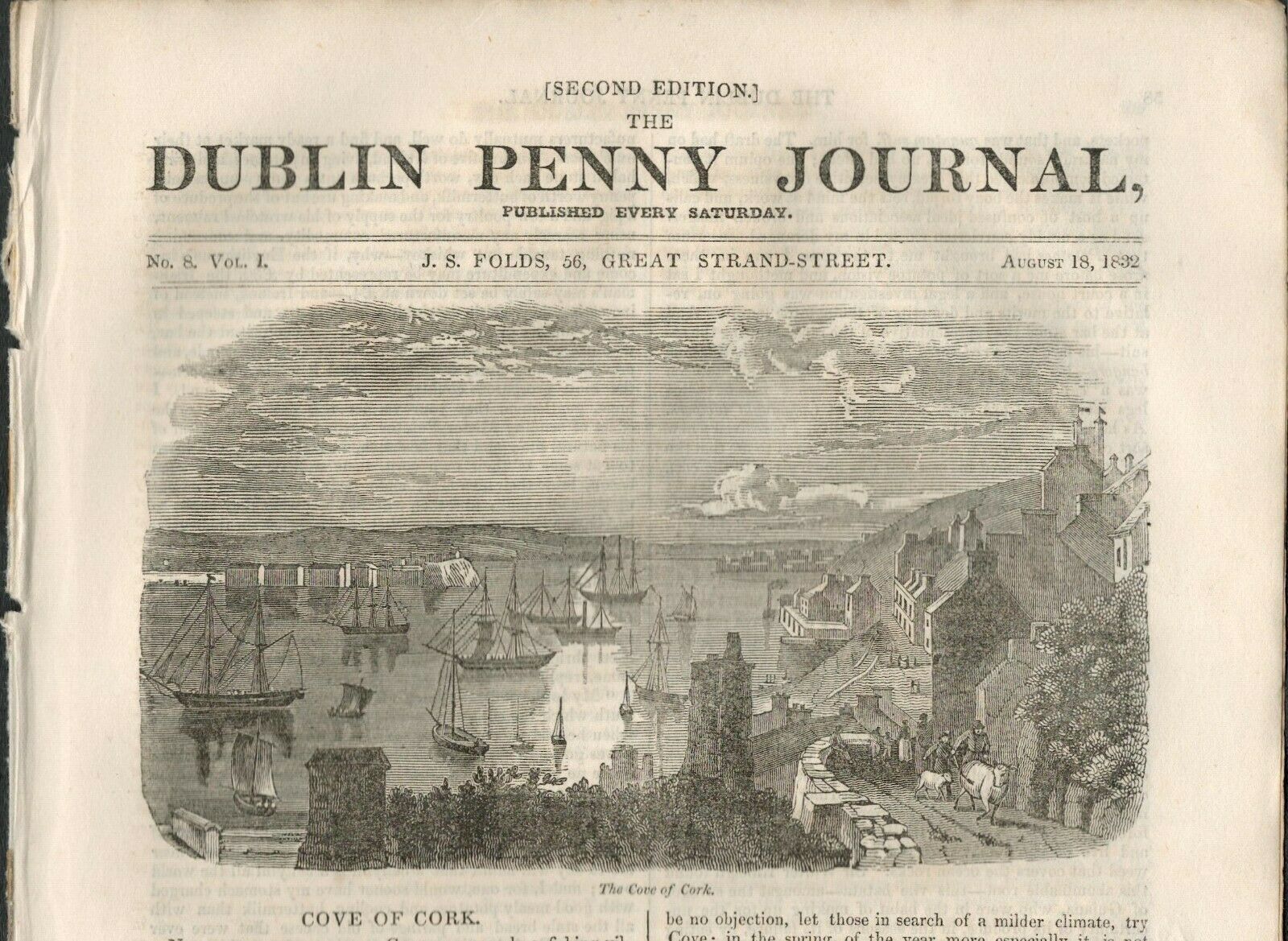 2 Antique Editions 1832 Dublin Penny Journal -18 - Image 3 of 3