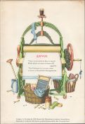 1956 Guinness 'Mrs Beeton' Double-Sided Lithographed Colour Illustration Page No-8