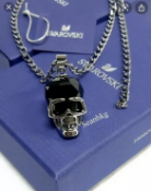 Swarovski Genuine Men's Skull Necklace Discontinued