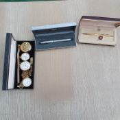 Cross pens and watches