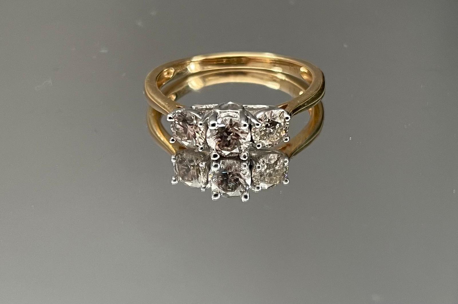 Beautiful Natural 1.09 CT Diamond Ring With 18k Gold - Image 4 of 5