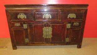 Chinese laquered sideboard