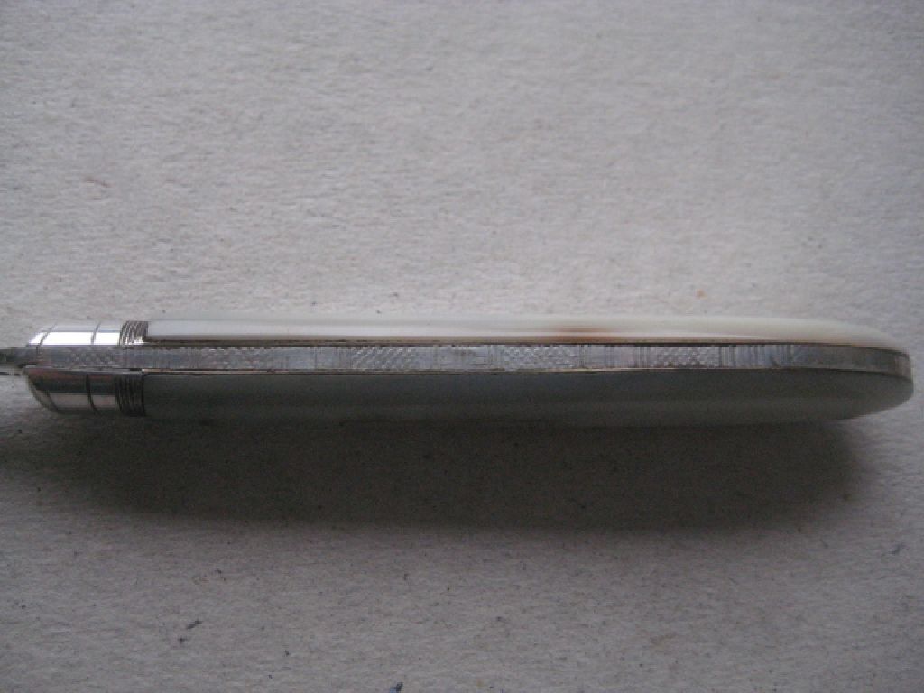 Rare Victorian Cased Mother of Pearl Hafted Silver Bladed Folding Fruit Knife & Fork - Image 18 of 21