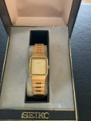 Beautiful Seiko Ladies Gold Plated As New Watch (GS189) Here is a beautiful Seiko Ladies Gold Plated