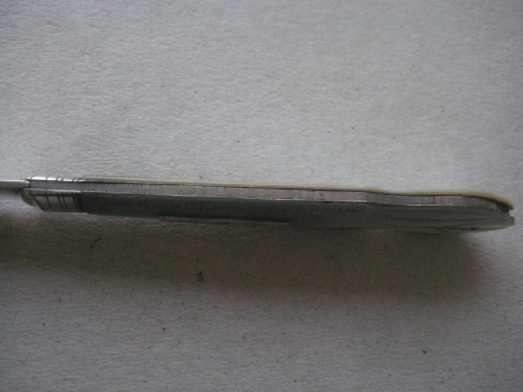 Victorian Carved Mother of Pearl Hafted Fruit Knife - Image 6 of 9