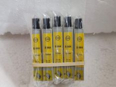 5 Packs of E-964 Ink Cartridge Replacement for Epson T0964 Yellow