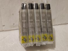 5 Packs of E-969 Ink Cartridge Replacement for Epson T0969 Light Light Black