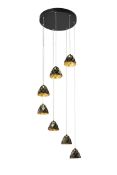 High Street Modern LED 7-light Spiral Pendant, RRP £228