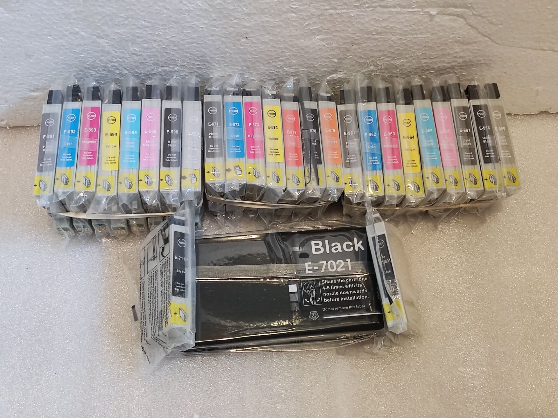 100 Packs of EPSON Replacement Ink Cartridges for Various Models + Different Colours - All New - Image 2 of 3