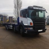 2012 Scania Plant Lorry Rear Steer And Lift Axle.