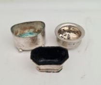 Assorted Sterling Silver & EPNS Items. Includes Chester 1908 Salt, Chester 1868