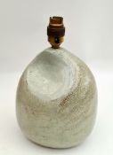 Vintage Studio Pottery Lamp Base Signed Jane Baxandall 11 inches tall