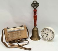 Vintage parcel of assorted items includes SELGA Transistor Radio