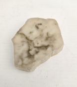 Collectable Minerals Ulexite Weight 53g. Measures 2.5 inches wide by 2 inches