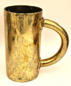 Antique Victorian Brass Grain or Corn Measure 3 Pint & 1.5 Pint