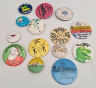 Collectable Vintage Metal Badges 15 in Total