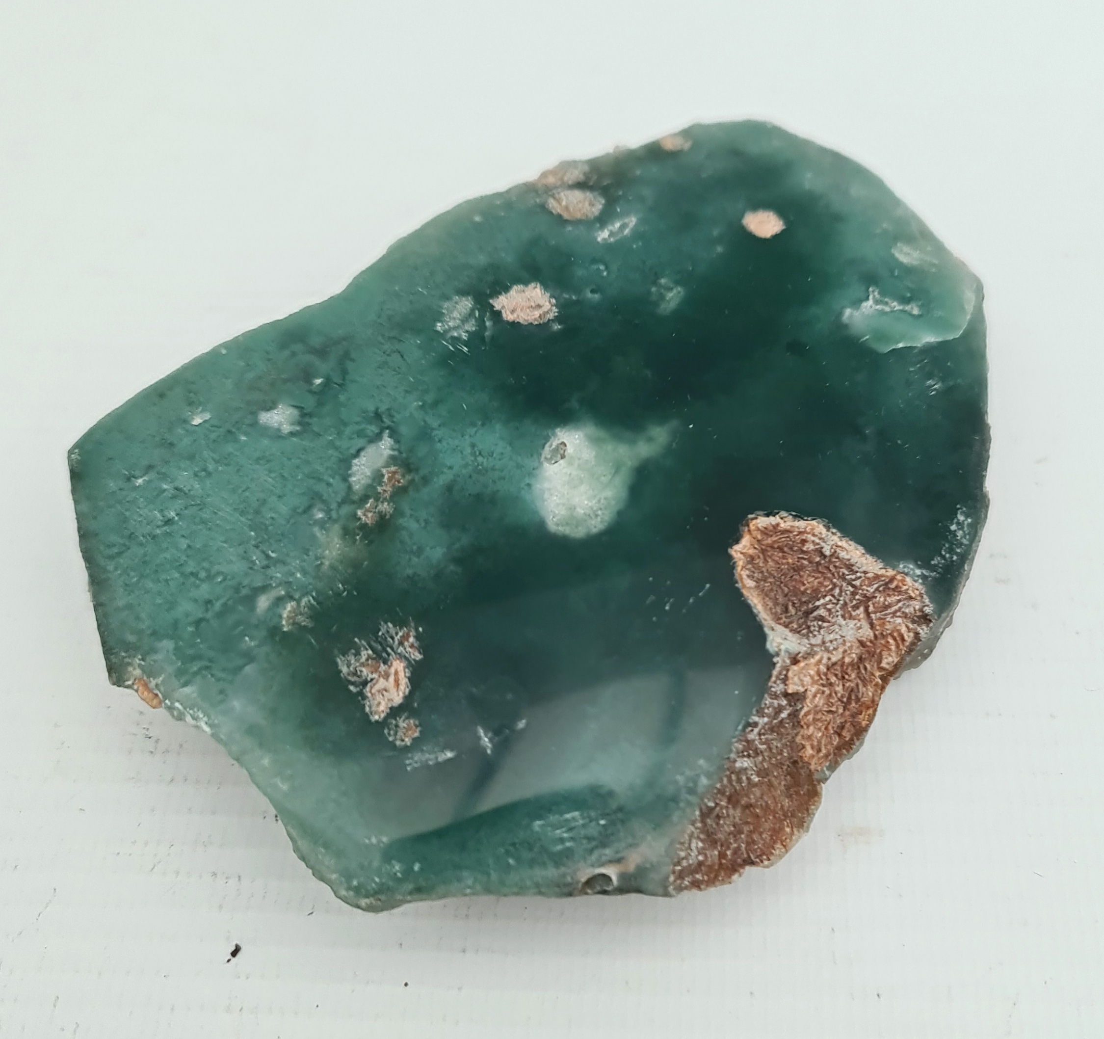 Collectable Minerals Jadeite Weight 312g. Measures 4.5 inches wide by 3.25 inches - Image 2 of 2