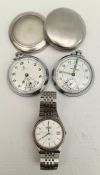Parcel of Watches Includes Services Pocket Watches and Seiko Wrist Watch