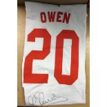 Michael Owen Signed T-Shirt