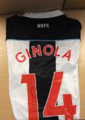 David Ginola Signed Newcastle Shirt