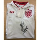 Paul Gascoigne Signed England Shirt