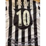 Newcastle United John Barnes Signed Replica Shirt