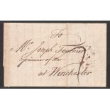 Great Britain - France 1758 RISONER OF WAR Entire letter from London 14th September 1758 to 'Joseph