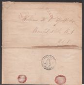 Hawaii / Mexico 1838 Entire Whaling Letter (small faults) headed "Sandwich Islands Mowee (Maui) Apri