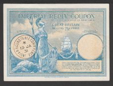 G.B. - Exhibitions 1931 (Jan 19) Imperial Reply Coupon with "INDIAN ROUND TABLE CONFERENCE" c.d.s.
