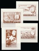Bermuda - Essays KGVI Prints of the James Berry Essays in sepia of the 10 different designs from 1/2