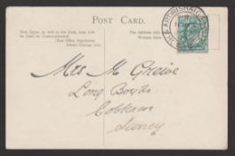 G.B. - Greenock & Ardrishaig Packet 1903 Picture postcard with KEVII 1/2d cancelled "GK & ARDRISHAIG