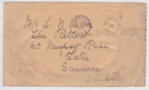 GREAT BRITAIN - WORLD WAR II / CRASH & WRECK 1941 Cover from Ramsgate to Lake, Isle of Wight, wi...