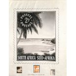 SOUTH AFRICA 1954 Original unaccepted design for a proposed definitive issue, by James Berry, O....