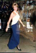 Royalty Princess Diana attending Film Premier, London 1992 photographed by Mike Forster Daily Mai...