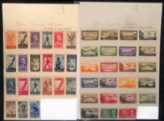 ITALIAN COLONIES - ITALIAN EAST AFRICA 1938 Postage set of 20, Air set of 11 and Express issues...