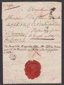 FRANCE - REVOLUTIONARY WARS 1794 (Dec. 28) Entire letter from M. Catoire, representative of the...