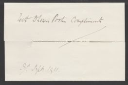 G.B. - FIRST U.K AERIAL POST 1911 (Sep. 9) Violet 'Privilege Mail' envelope franked KEVII 1d, fl...