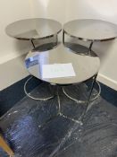 Nest of 3 Metal Side Tables