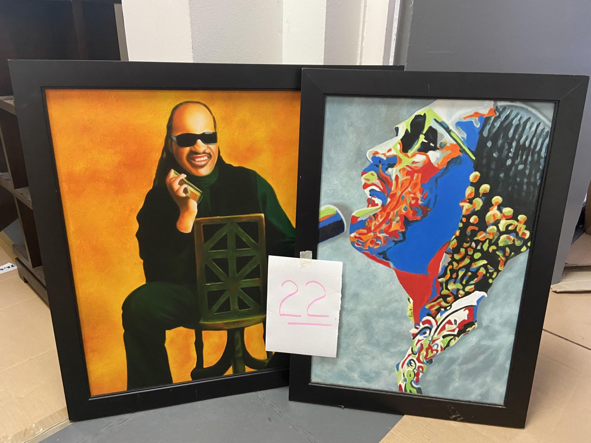 2 Portraits of Stevie Wonder 27""""