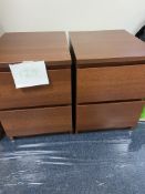 Pair Pine Bedside Chest 22"""" W x 16""""H