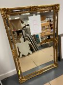 Gilt Frame Mirror, 37" x 27"