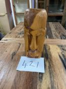 NEW - Hand Carved Wood Face 17” Height