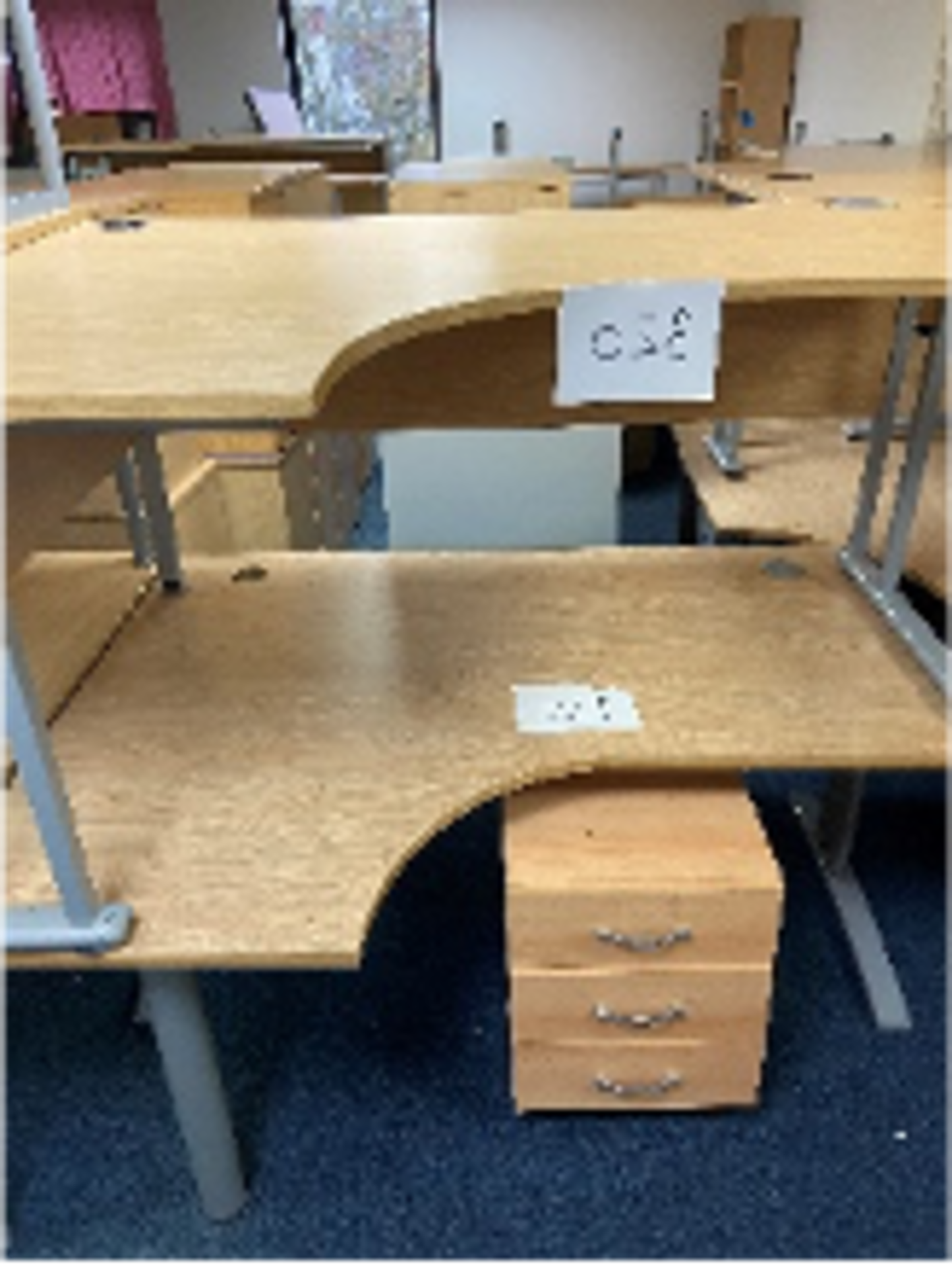 2 Office Desks And Chairs - Image 2 of 2
