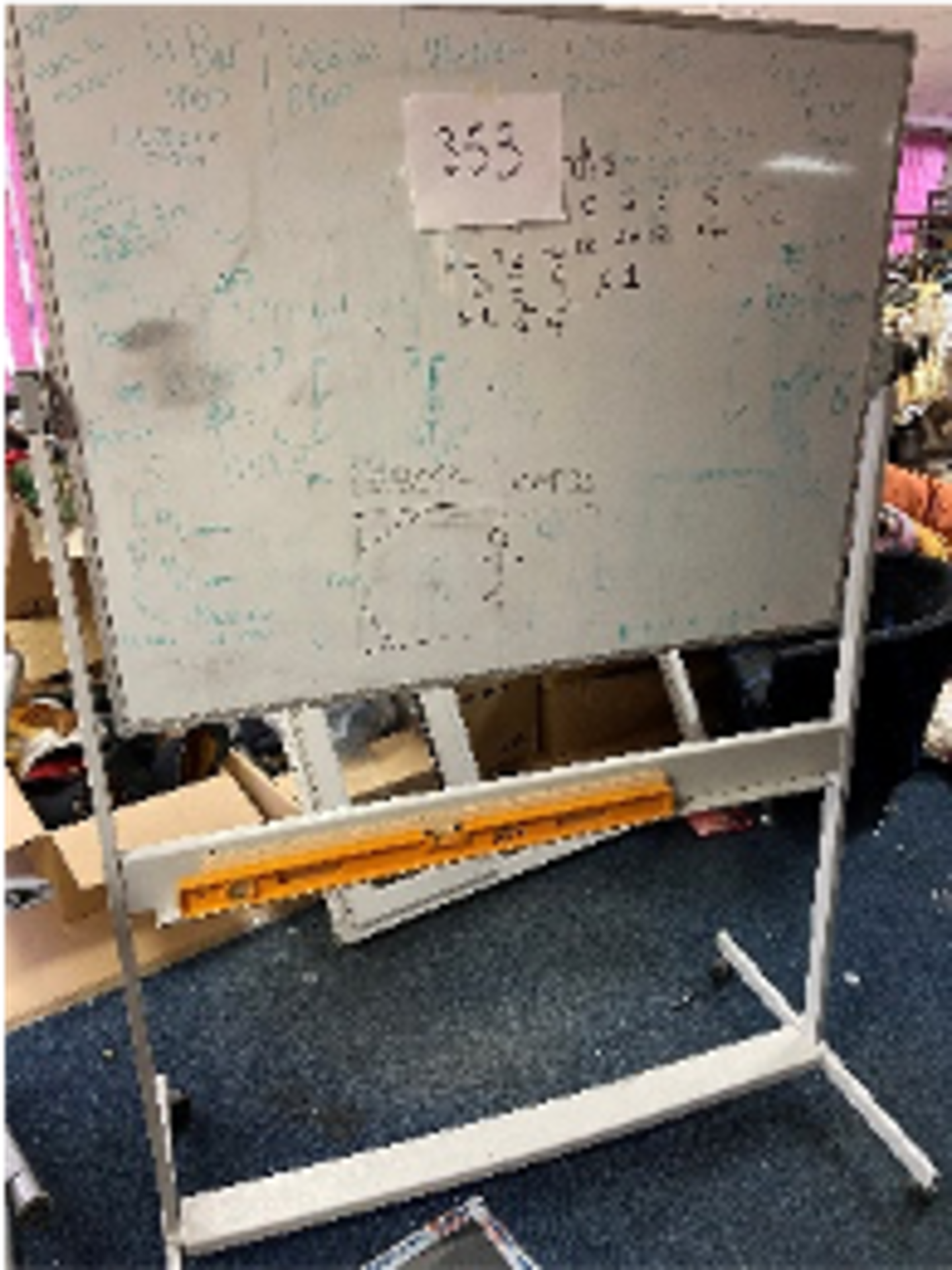 White Board On Stand - Image 2 of 2