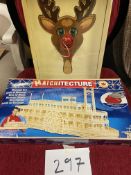 2 Toys - Matchitecture Boat and Rudolph Toy