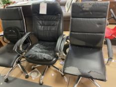 3 OfficeSwivel Chairs
