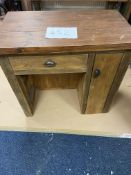 Wooden Free Standing Desk/Cabinet 36”Height X 38” Width