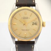 Rolex / Oyster Perpetual Datejust - Gentlemen's Gold/Steel Wrist Watch