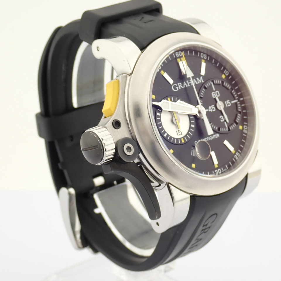 Graham / Chronofighter RAC Trigger - Gentlemen's Steel Wrist Watch - Image 9 of 14